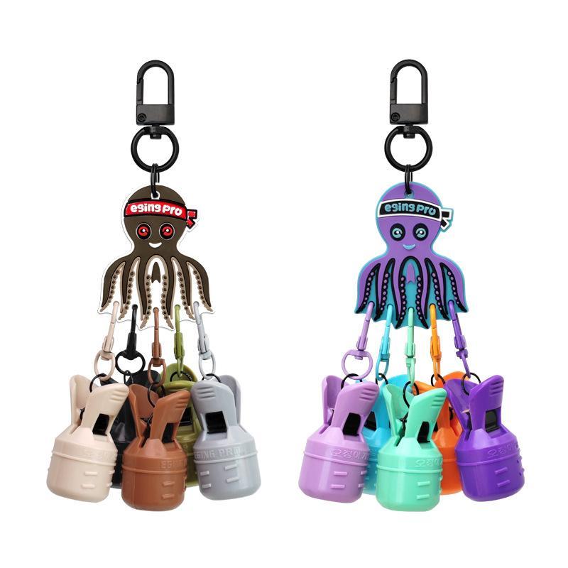 Fishing Hook Jig - 6 قطع/مجموعة من طعوم صيد الأخطبوط