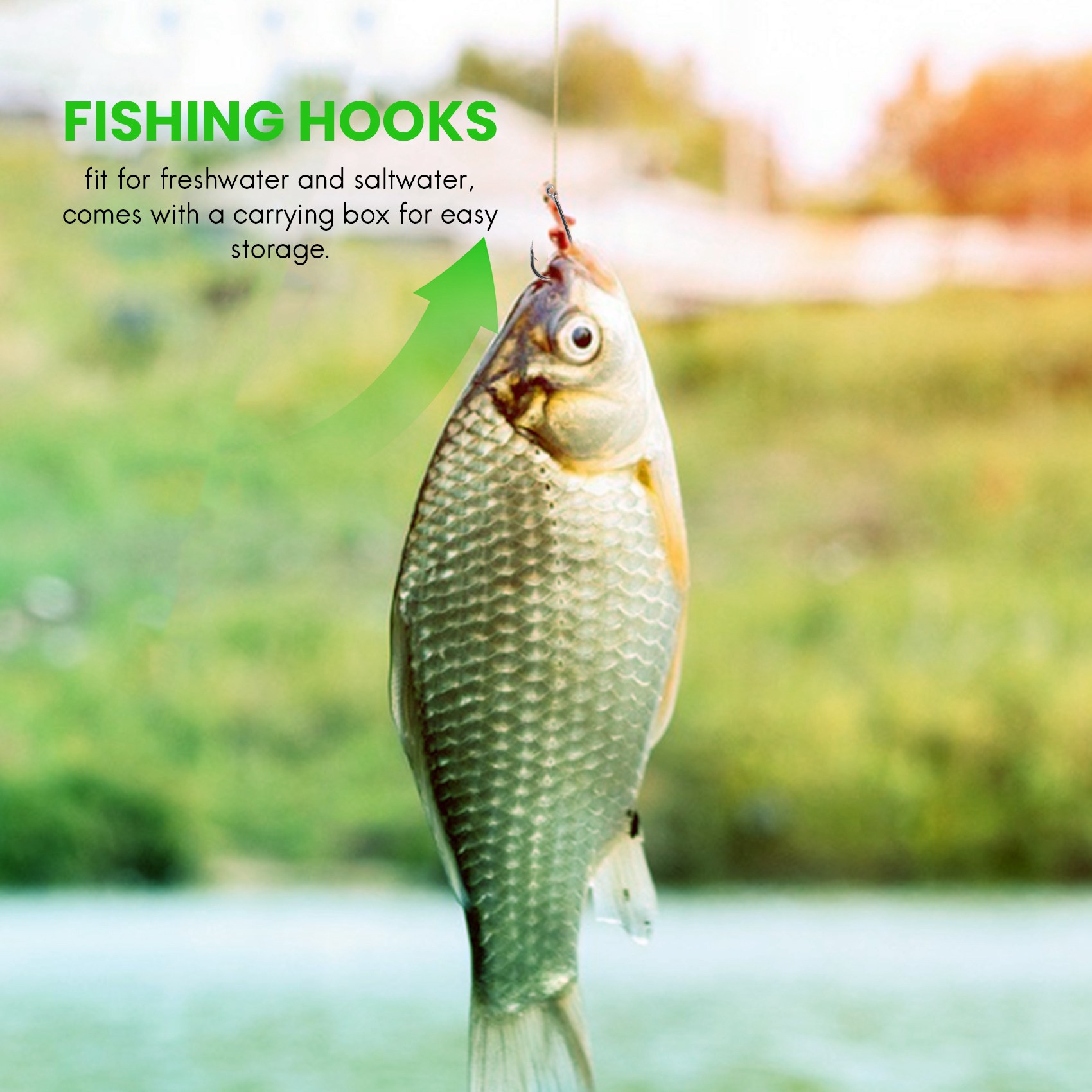 وصول جديد 500 قطعة/مجموعة بأحج - مراجعة Fishing Hook وسعره