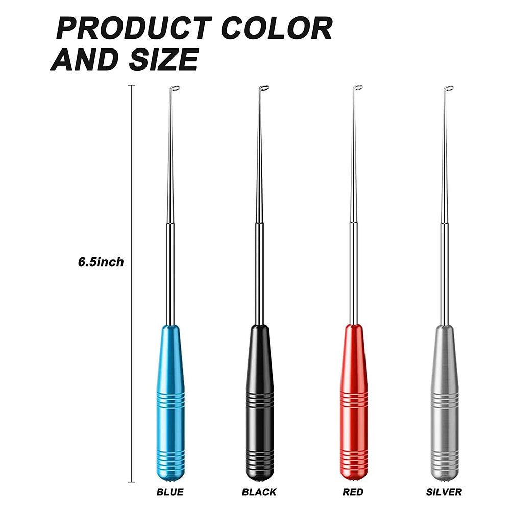 【جديد B63C】 4 قطع من أدوات إزا - مراجعة Fishing Hook Remover وسعره